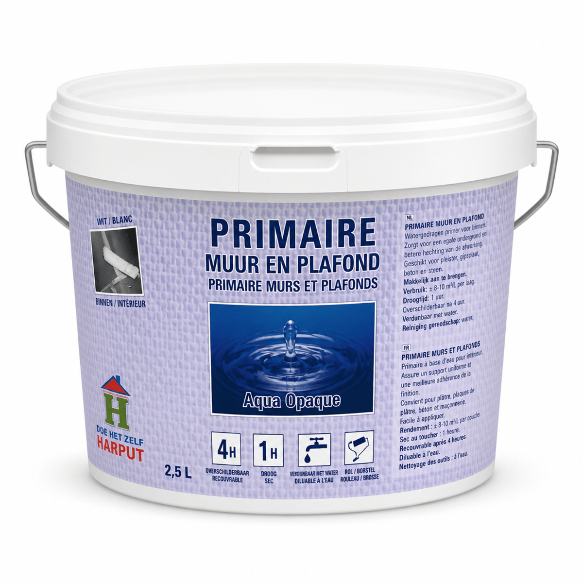 Primer voor Muur en Plafond 2.5 l