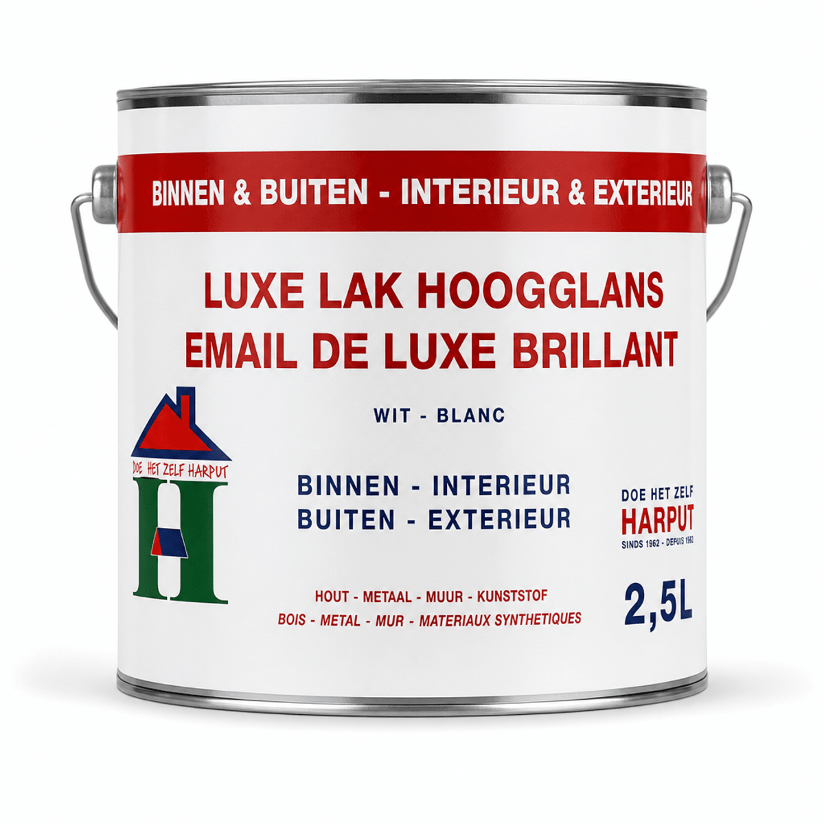 Promo Hoogglanslak 2.5 l Wit