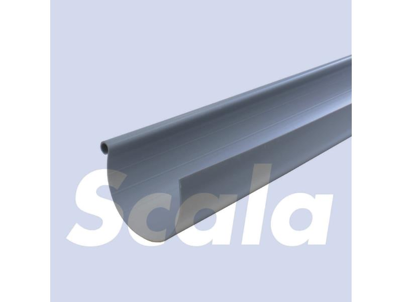 Pvc Dakgoot 4 m 125 mm Donkergrijs