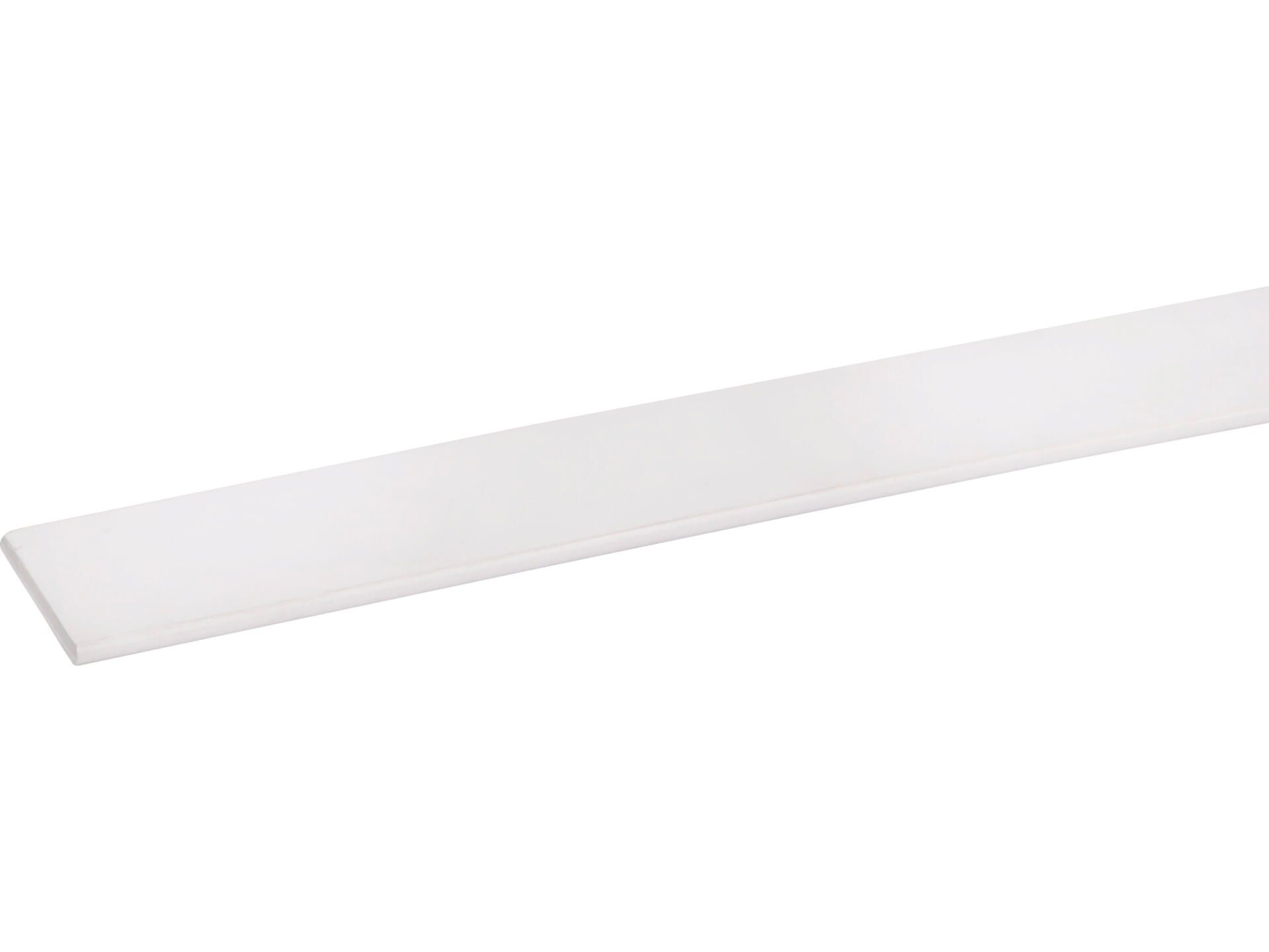 Pvc Platstaf 20 mm Wit 3
