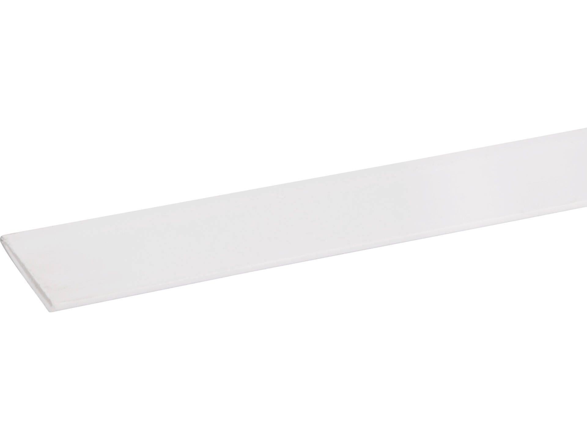 Pvc Platstaf 30 mm Wit 3