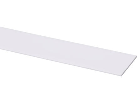 Pvc Platstaf 50x2mm Wit 260 cm
