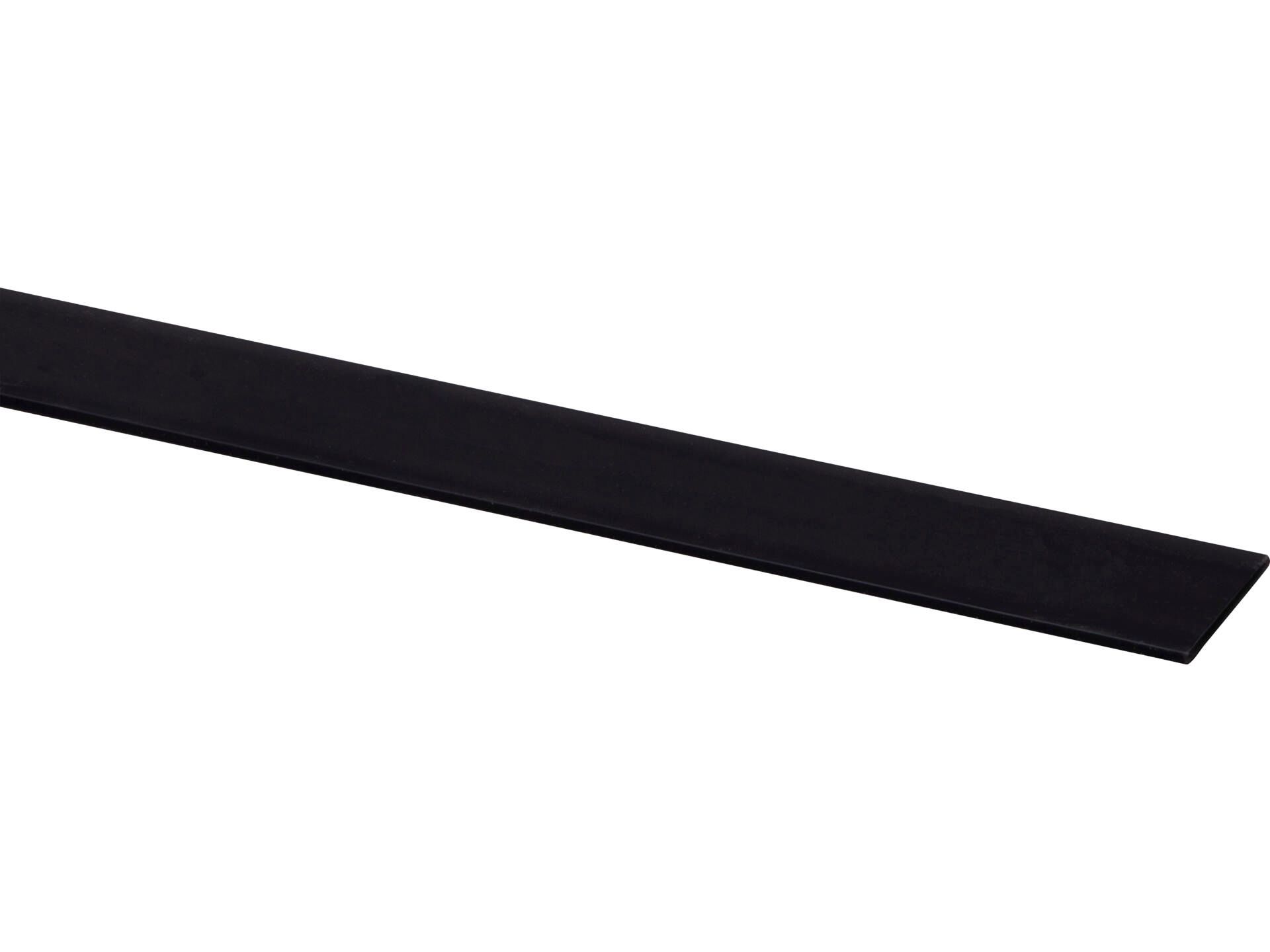 Pvc Platstaf Zwart 30 mm 260 cm