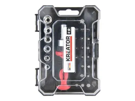 Ratelschroevendraaier Set 27 St.