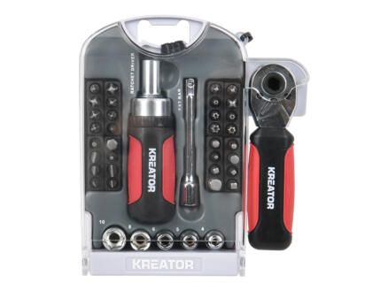 Ratelschroevendraaier Set 40 St.
