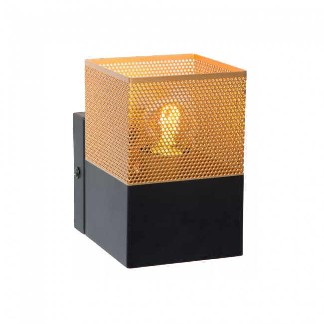 Lucide Renate Applique Murale Or Mat 1×e27 40w Métal