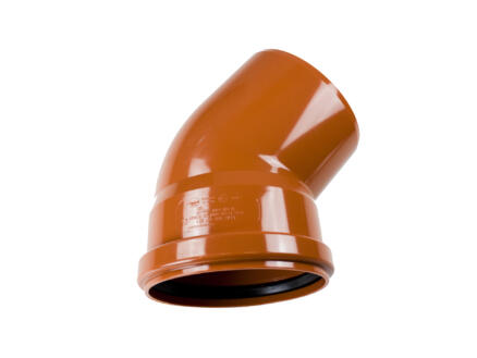 Rioolbocht 160-45' Roodbruin
