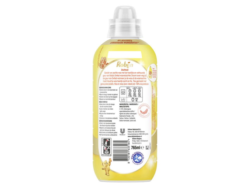 Robijn Wasverzachter 765ml/38sc Zwitsal 2