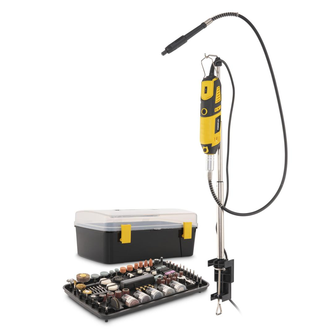Powerplus Yellow Powx1326 Geborsteld Roterende Multitool 160w (226 Accessoires)