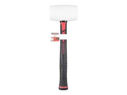 Rubberen Hamer 900 g - Fiber - Wit