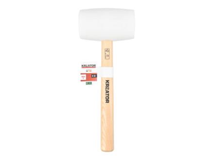 Rubberen Hamer 900 g - Hout - Wit
