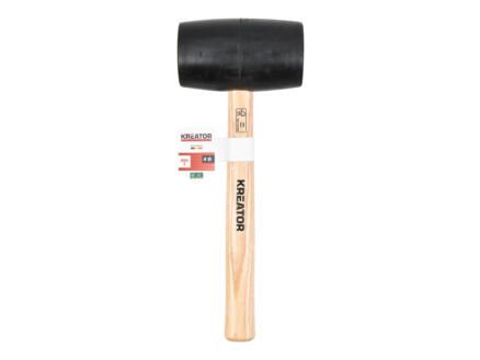 Rubberen Hamer 900 g - Hout - Zwart
