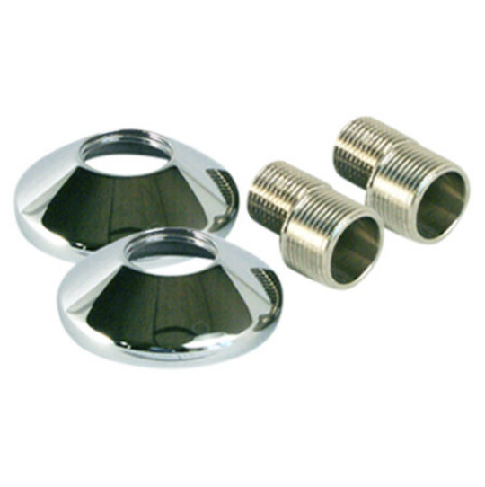 Rosace + Raccord S 3/4x1/2m