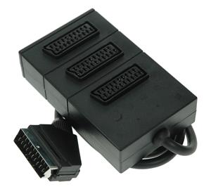 Scart Repartition Cable 3 Way Female