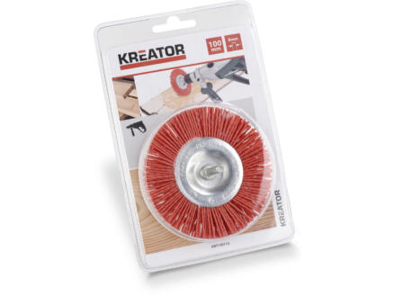 Schijfborstel Nylon 100 mm