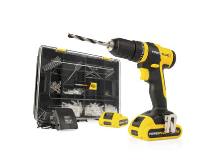 Schroef / Klopboormachine Set 20v +2 Batterij + Lader