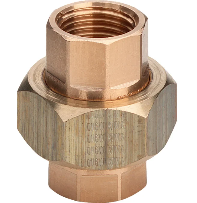 Draad-3-Delige Koppeling Ff Brons Vlakdichtend 5/4" Viega 3330