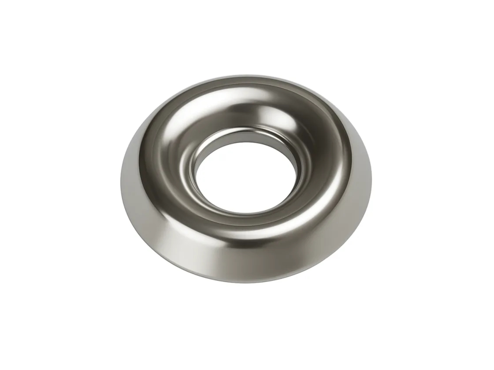 Schroefrozetten, Mess. Vernik. 5 X 13 mm