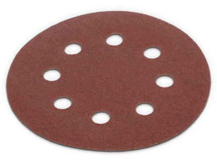 Schuurpapier Rond Ø 115 mm - K80 - 5 St.