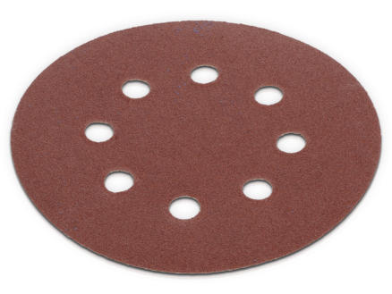 Schuurpapier Rond Ø 125 mm - K80 - 5 St.
