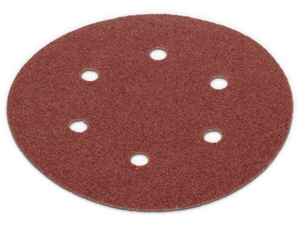 Schuurpapier Rond Ø 150 mm - K60 - 5 St.