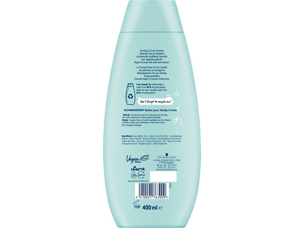 Schwarzkopf Shampoo Anti Roos 400 ml 2