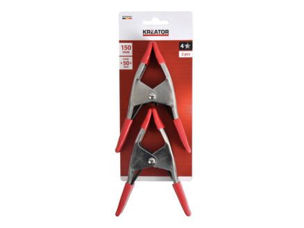 Set Veerklemmen Metaal 150 mm - 2 St.