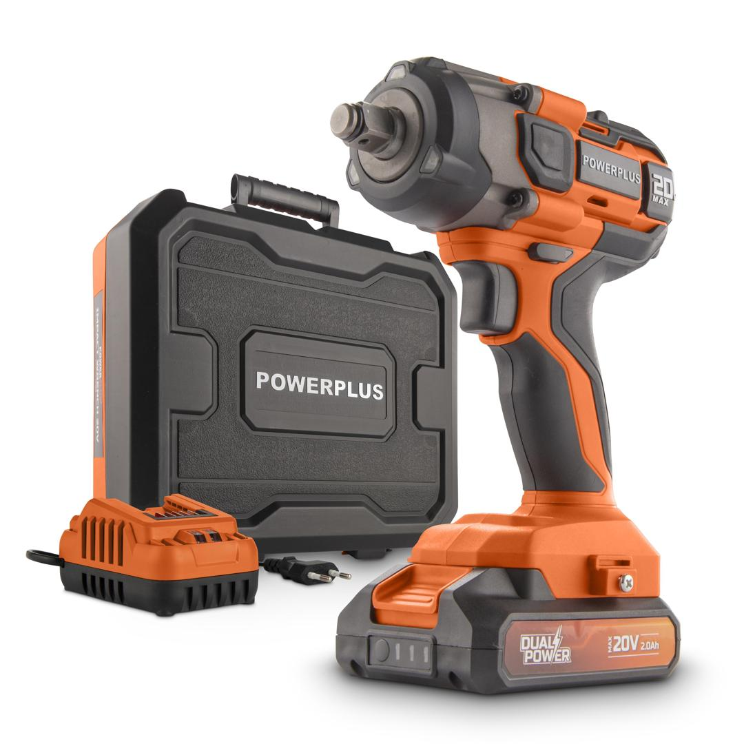 Slagmoersleutel Machine 20v + Batterij + Lader