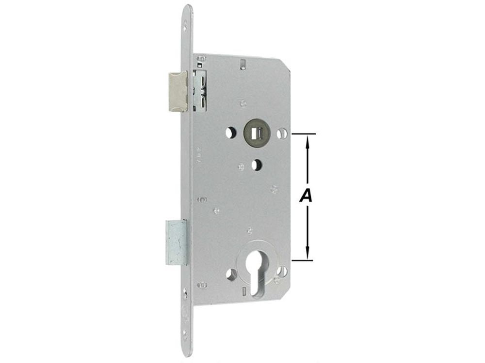 Slot Zonder Cilinder, Keerbaar 50x90mm