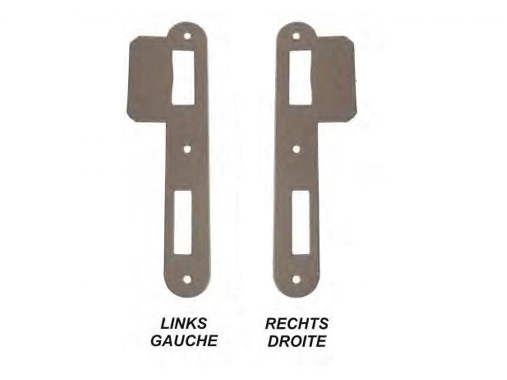 Sluitplaat Litto,rond,rvs-Look 175x26 mm