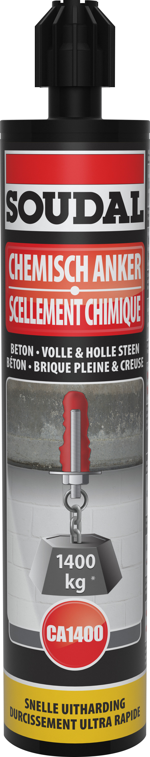 Kit de Montage Soudal Ancre Chimique 280 ml