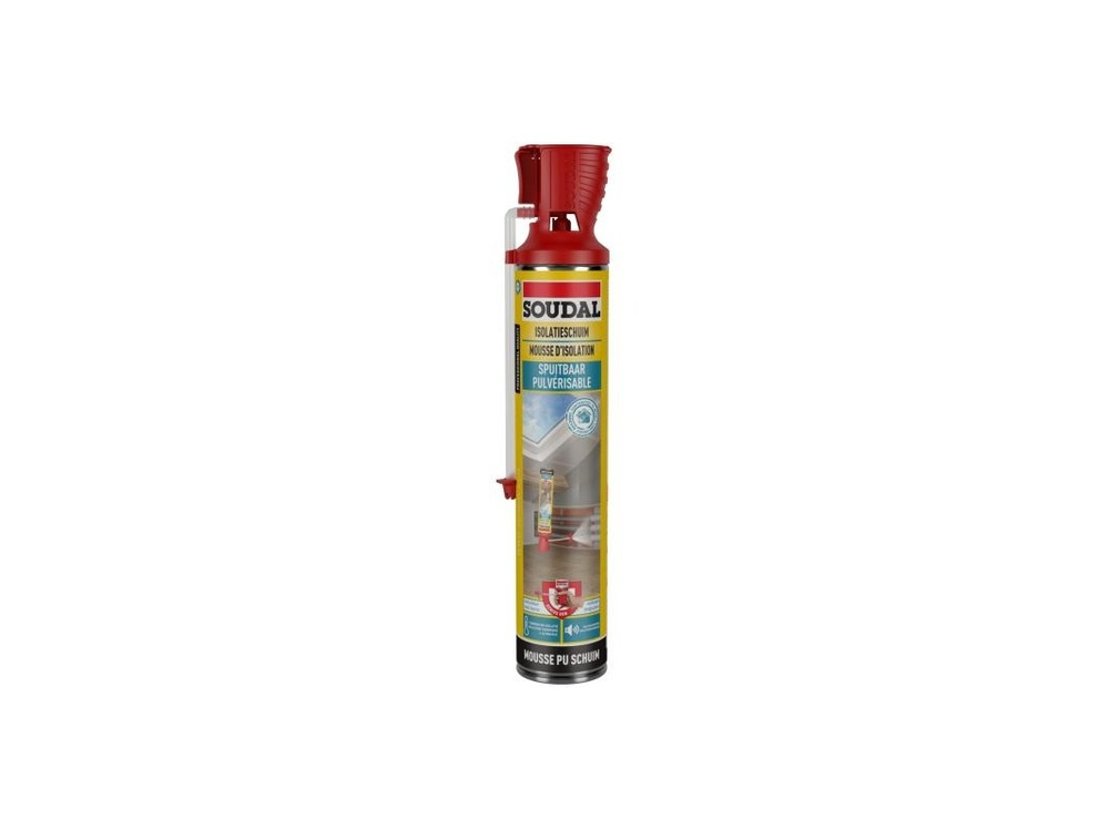 Soudal Mousse Isolante Pulvérisable Genius Gun 700 ml
