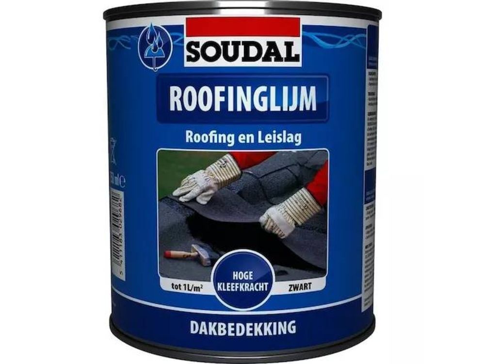 Soudal Roofing Lijm Zwart 10 l
