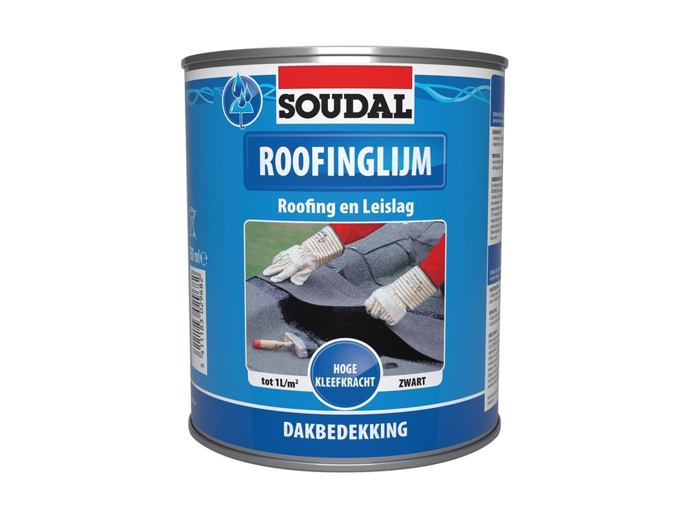 Soudal Roofinglijm Zwart 750 ml