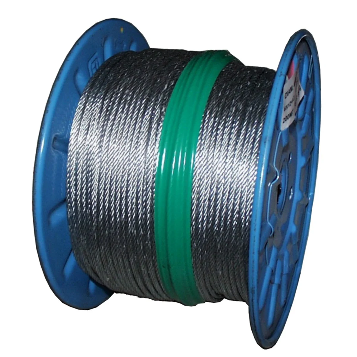 Stalen Kabel O/haspel Verzinkt 5 mm