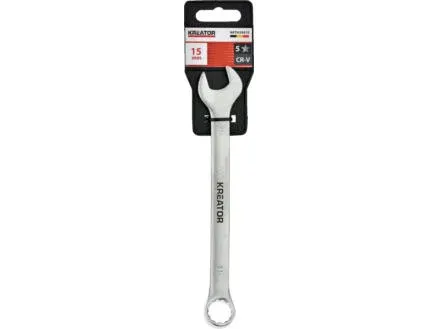 Steek-, Ringsleutel 15, 185 mm