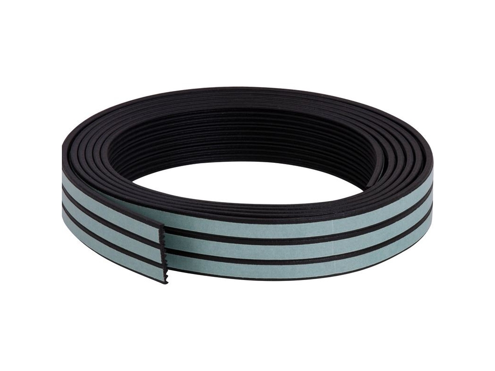 Tochtband,k, Zwart 600104062 9x3mm