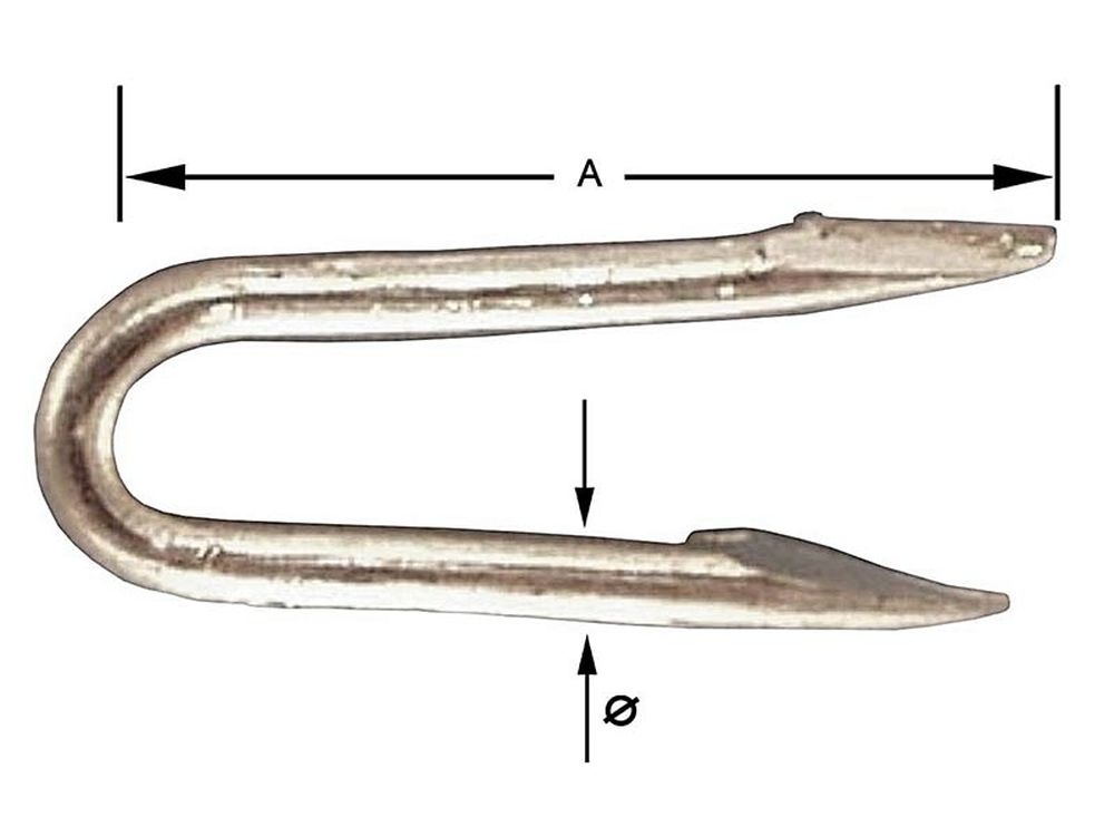 U-Krammen 1,8 X 15 mm