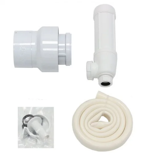Vaillant Boiler Adapter 60/100–80/125 Alu with Condensate Drain