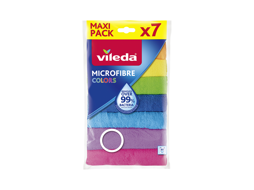 Vileda Microfibre Colors Doek