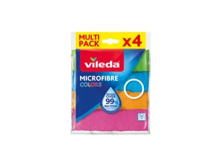 Vileda Microvezeldoek Ultra Color 4st