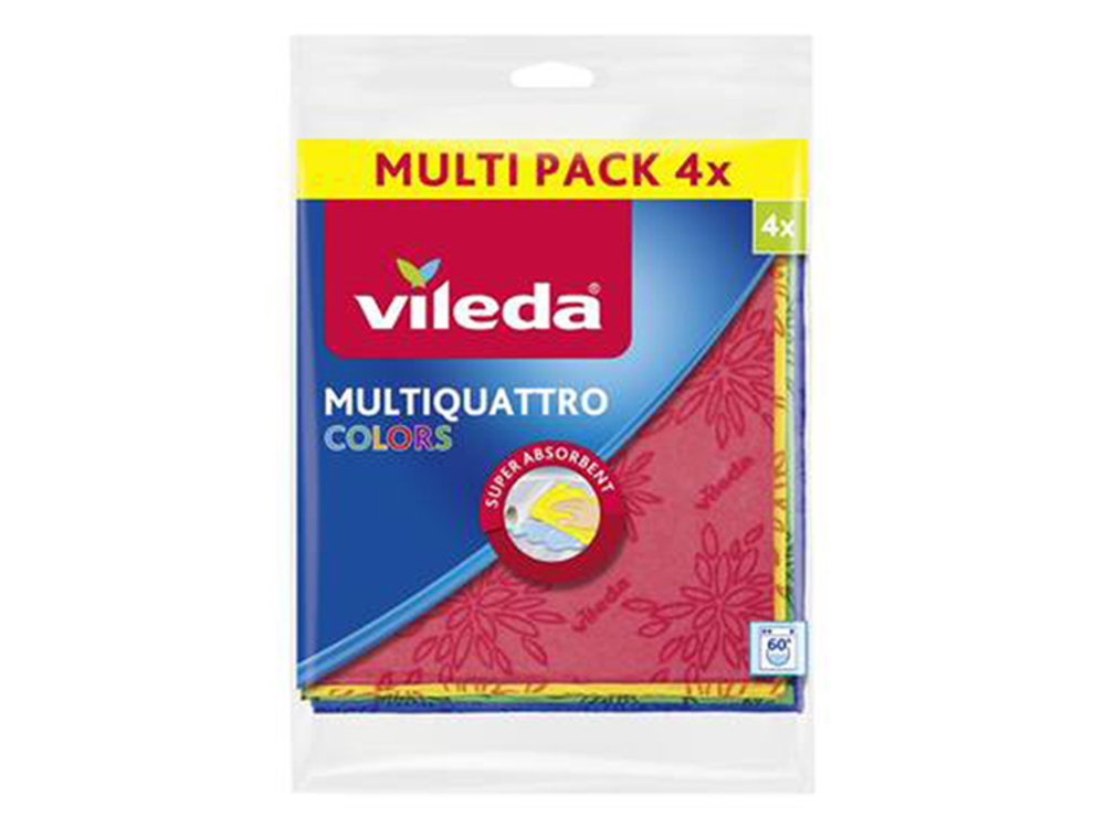 Vileda Multi Quatro Doek 4p