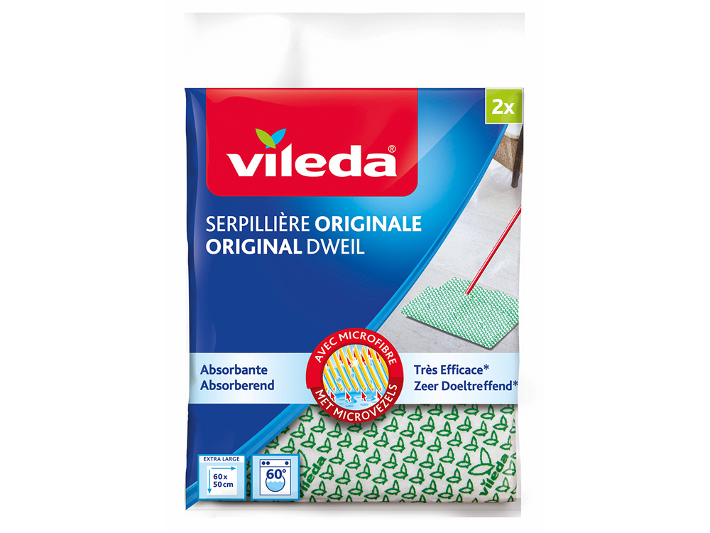 Vileda Orijinal Groene Dweil 2pk