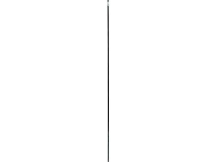 Voorzethor Tussenprofiel 150 cm Zwart Ø10