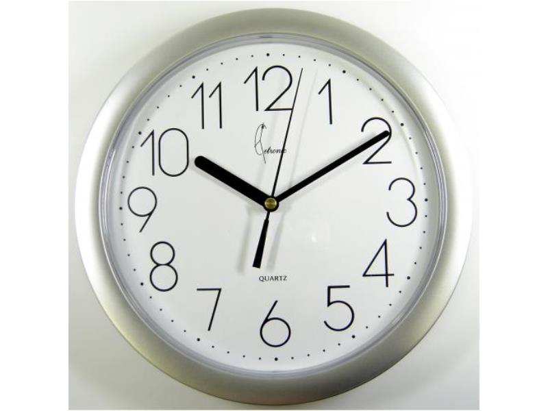Wandklok Silver 0 25