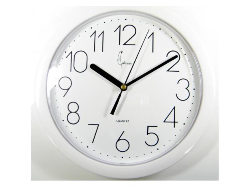 Wandklok White 0 25