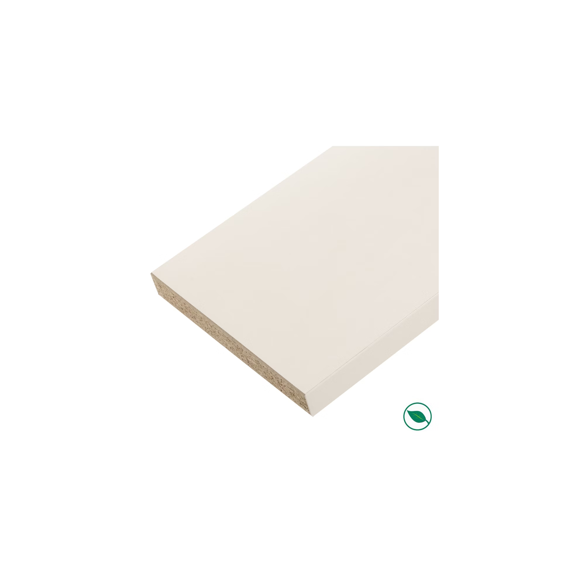 Plan de Travail Stratifié Cpl Blanc 2050×800×29 mm (Cando)