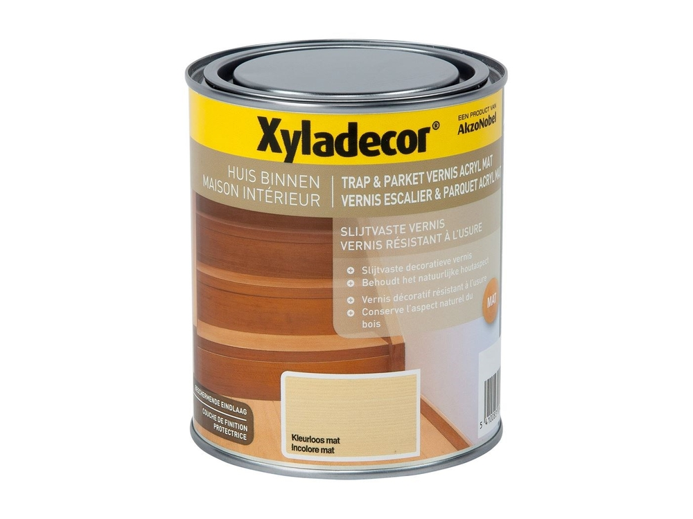 Xy Parket Vernis Deco Extra Mat Kleurloos 0.75 l