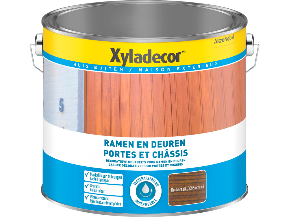 Xy Raam/deur Beits Donker Eik 2.5 l