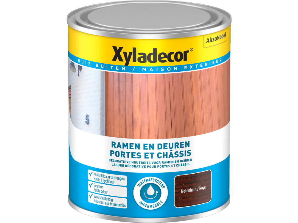 Xy Raam/deur Beits Notenhout 0.75 l
